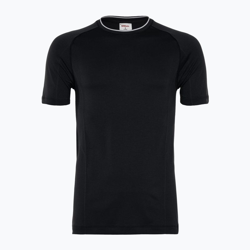 Vyriški marškinėliai Wilson Team Seamless Crew black