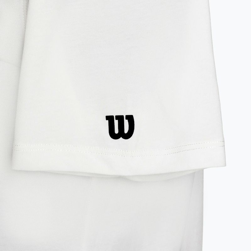 Vyriški teniso marškinėliai Wilson Team Graphic bright white 4