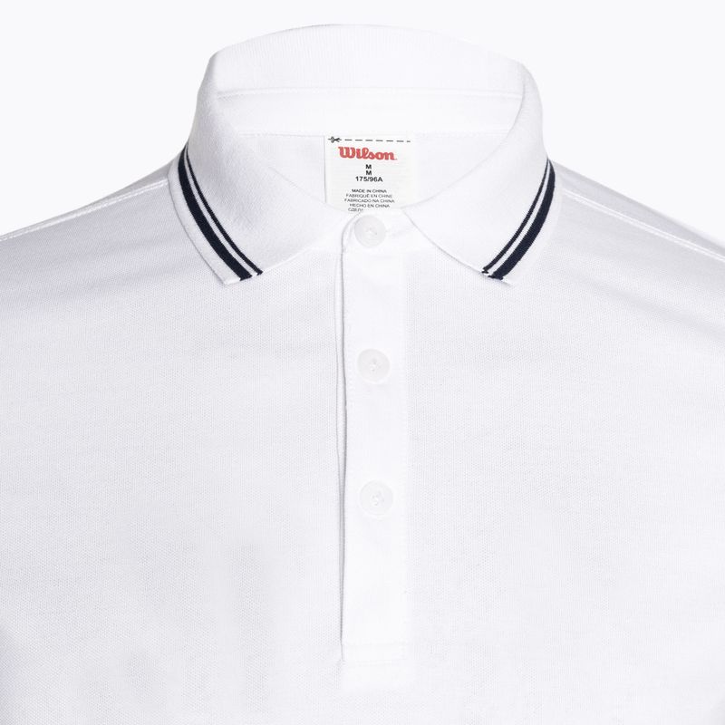 Vyriški marškinėliai Wilson Team Pique Polo bright white 3