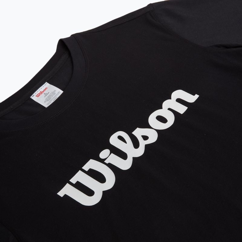 Vyriški teniso marškinėliai Wilson Team Graphic black script 3