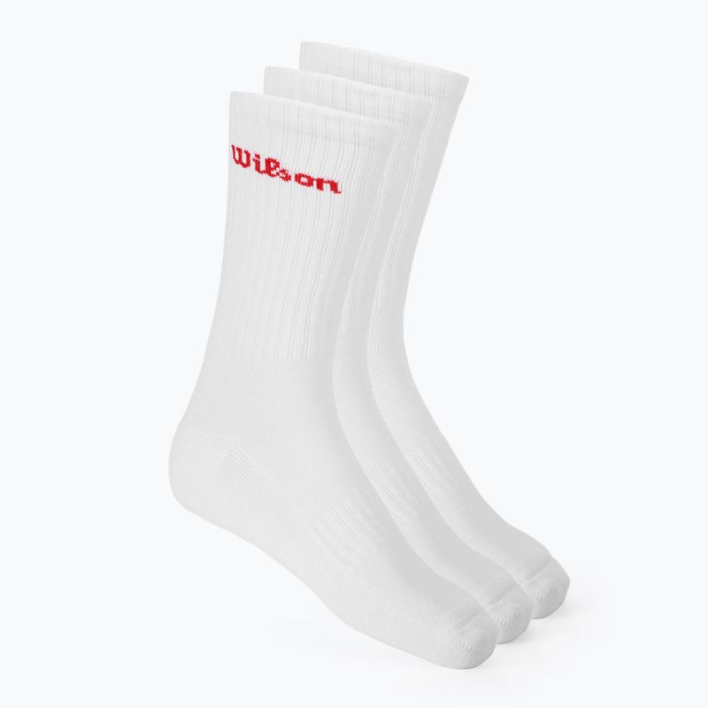Kojinės Wilson Crew Logo 3 poros bright white