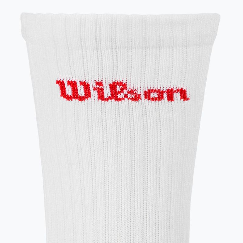 Kojinės Wilson Crew Logo 3 poros bright white 3