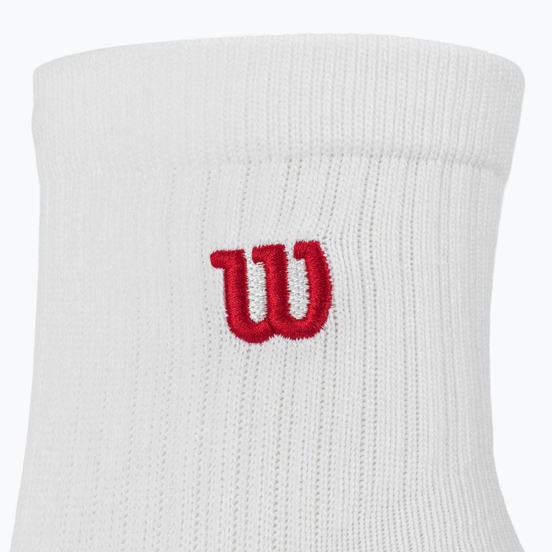Kojinės Wilson Quarter Top 3 poros bright white 3