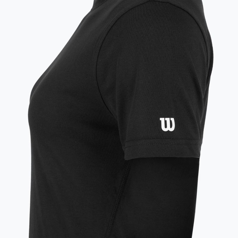 Moteriški teniso marškinėliai Wilson Team Graphic W black 3