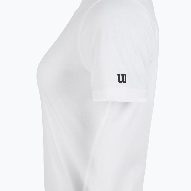 Moteriški teniso marškinėliai Wilson Team Graphic W bright white 3