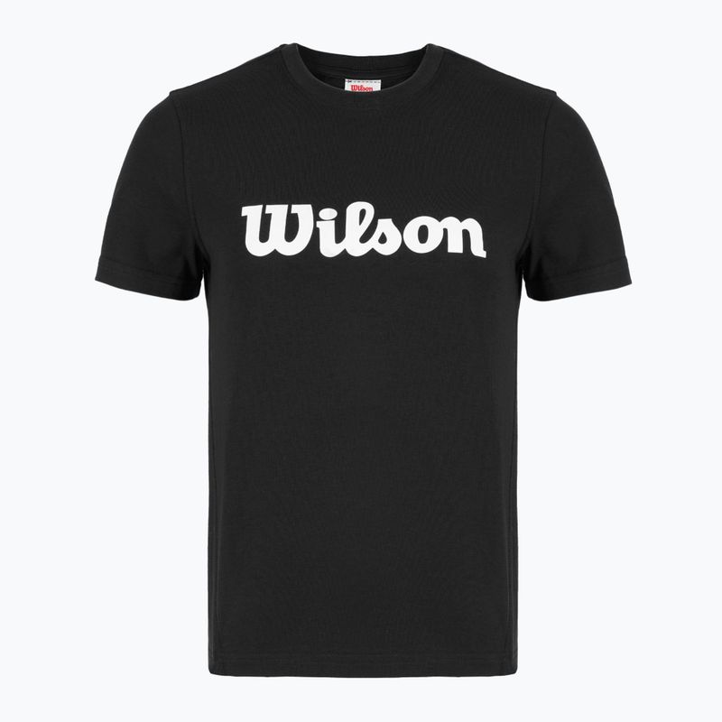 Moteriški teniso marškinėliai Wilson Team Graphic Script W black script