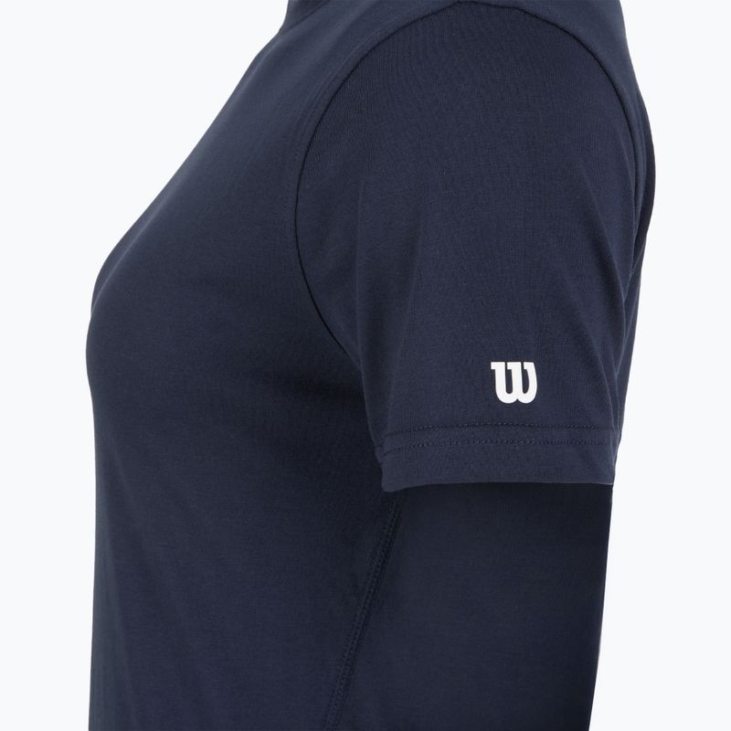 Moteriški teniso marškinėliai Wilson Team Graphic W classic navy 3