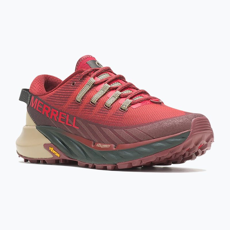 Merrell Agility Peak 4 raudoni vyriški bėgimo bateliai J066925 10