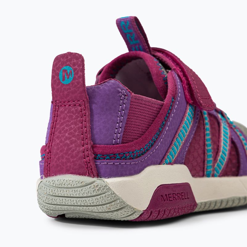 Merrell Hydro Free Roam rožinės spalvos vaikiški turistiniai sandalai MK165669 9