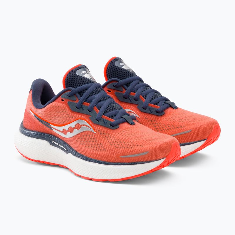 Moteriški bėgimo bateliai Saucony Triumph 19 sunstone/night rose 4