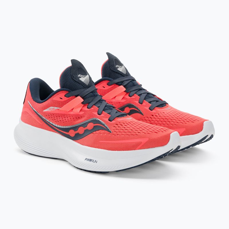 Moteriški bėgimo bateliai Saucony Ride 15 vizi red/night 4