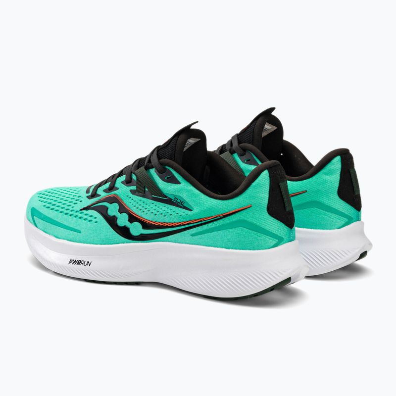 Vyriški bėgimo bateliai Saucony Ride 15 cool mint/zest S20729-125 3