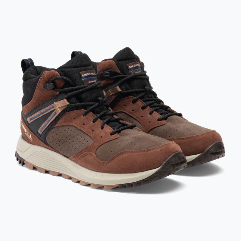 Vyriški Merrell Wildwood Sneaker Boot Mid WP žygio batai bracken 4