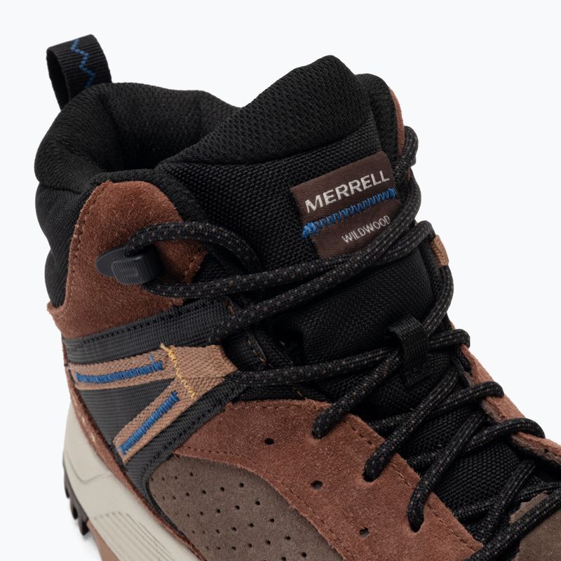 Vyriški Merrell Wildwood Sneaker Boot Mid WP žygio batai bracken 8