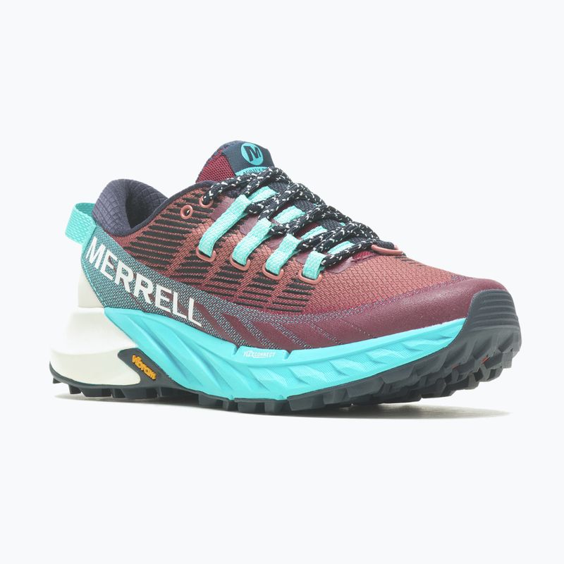 Merrell Agility Peak 4 moteriški bėgimo bateliai burgundiškai mėlyni J067546 11