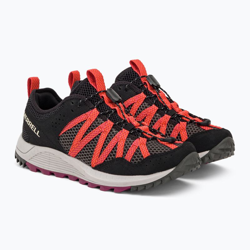 Merrell Wildwood Aerosport moteriški žygio batai juoda/rožinė J067730 4