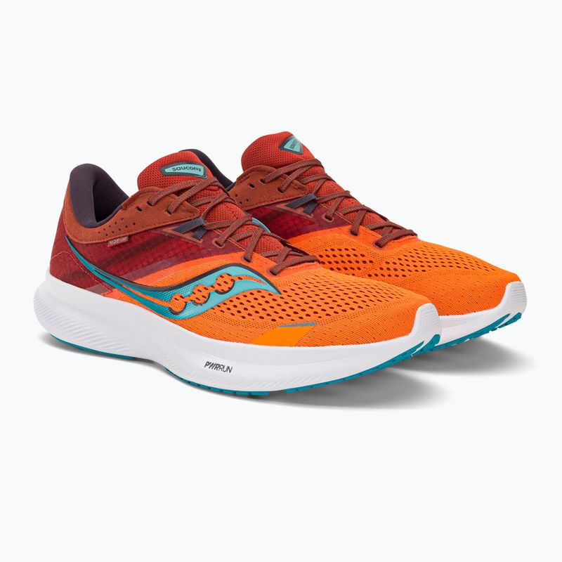 Saucony Ride 16 vyriški bėgimo bateliai orange-red S20830-25 4