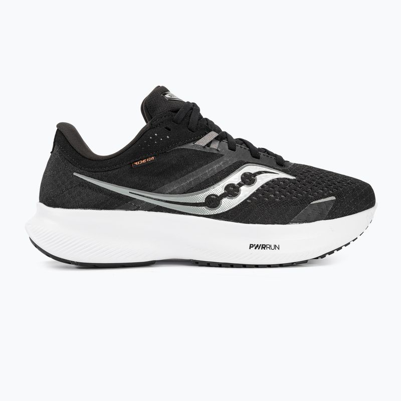 Vyriški bėgimo bateliai Saucony Ride 16 black/white 2