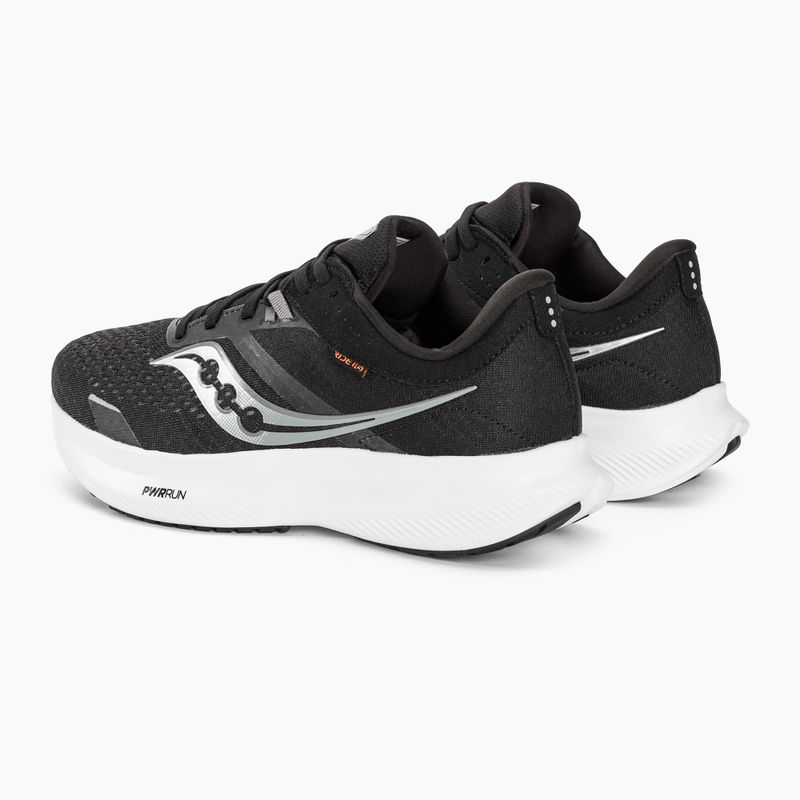 Vyriški bėgimo bateliai Saucony Ride 16 black/white 3