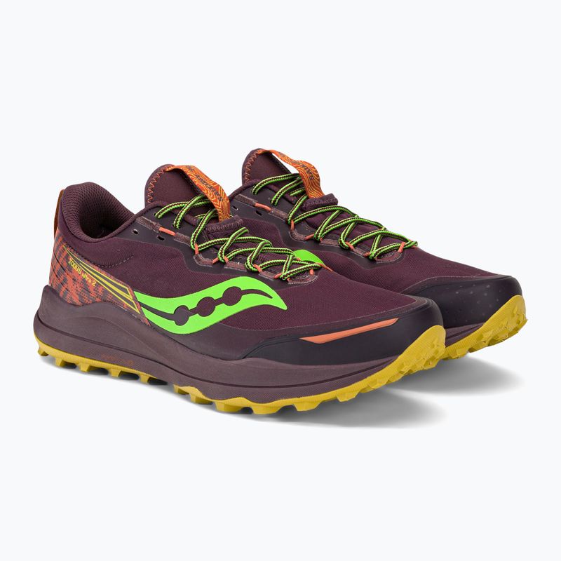 Vyriški bėgimo bateliai Saucony Xodus Ultra 2 maroon S20843-35 4