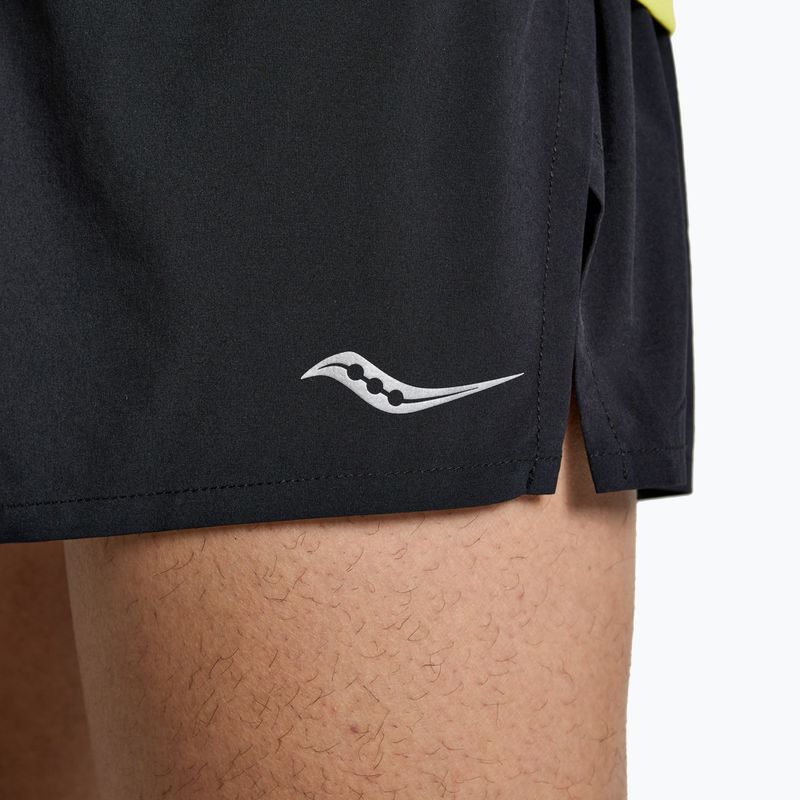 Vyriški bėgimo šortai "Saucony Outpace 2.5" Split Shorts black SAM800326-BK 3