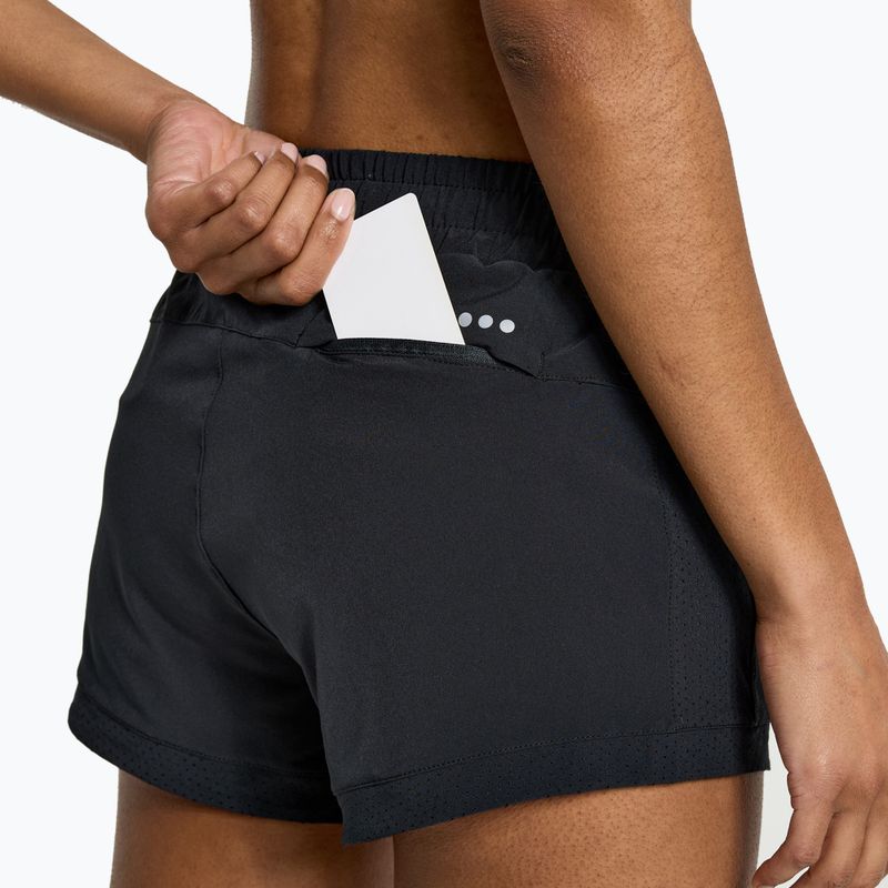 Moteriški bėgimo šortai Saucony Outpace 2.5" Split Shorts black SAW800421-BK 4