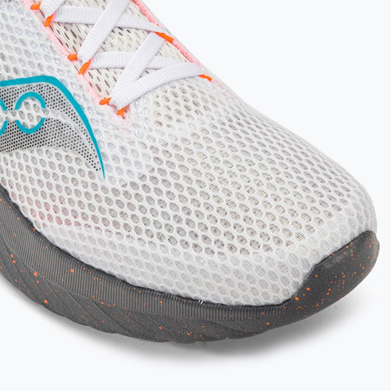 Saucony Kinvara 14 balti vyriški bėgimo bateliai S20823-85 8