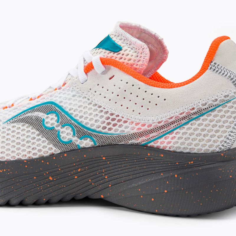 Saucony Kinvara 14 balti vyriški bėgimo bateliai S20823-85 11