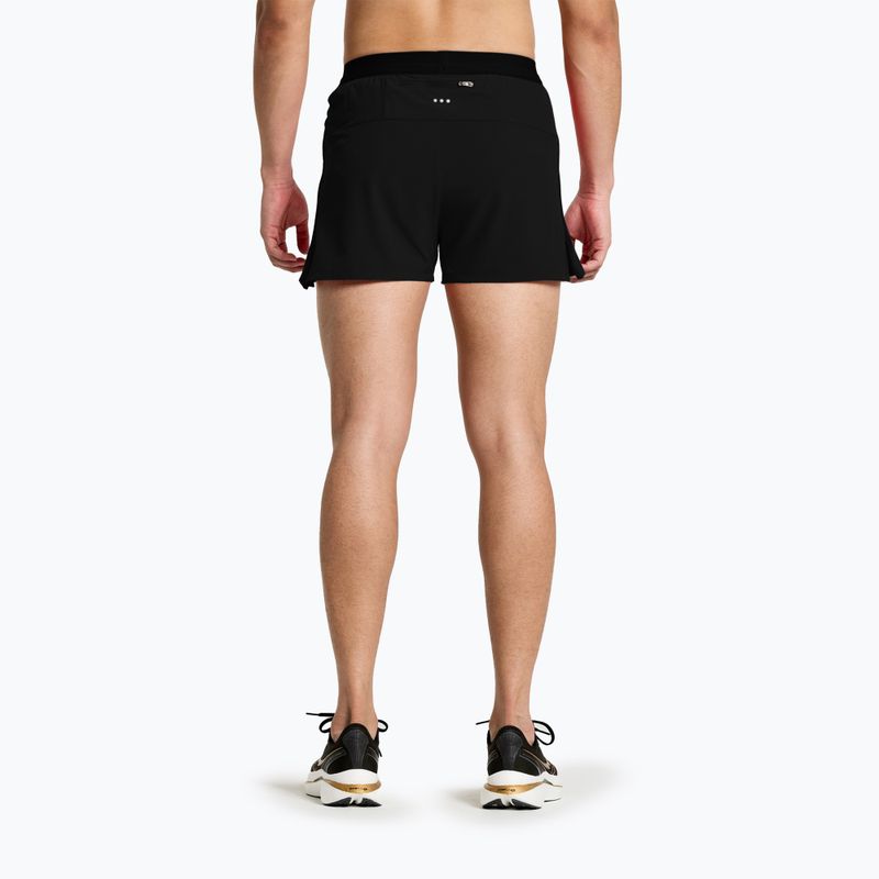 Vyriški bėgimo šortai Saucony Outpace 3" black 2