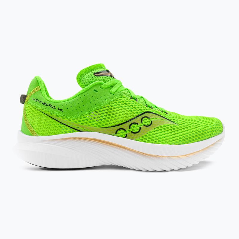 Vyriški bėgimo bateliai Saucony Kinvara 14 slime/gold 3