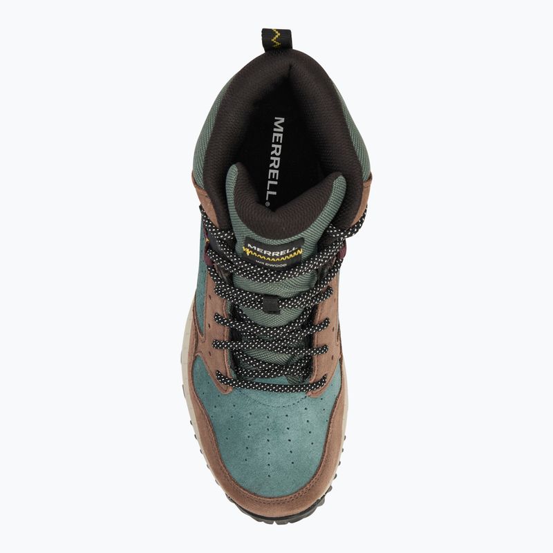 Vyriški turistiniai batai Merrell Wildwood Mid Ltr Wp forest 5