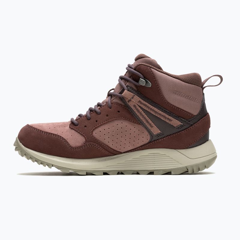 Moteriški turistiniai batai Merrell Wildwood Mid Ltr Wp marron/burlwood 8
