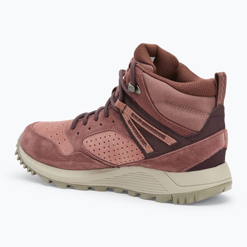 Moteriški turistiniai batai Merrell Wildwood Mid Ltr Wp marron/burlwood 3