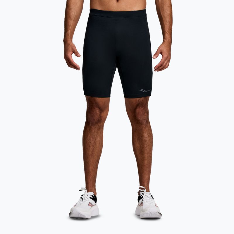 Vyriški bėgimo šortai Saucony Fortify Lined Half black