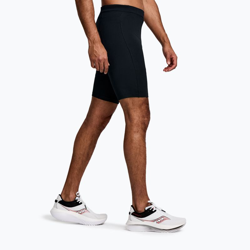 Vyriški bėgimo šortai Saucony Fortify Lined Half black 3