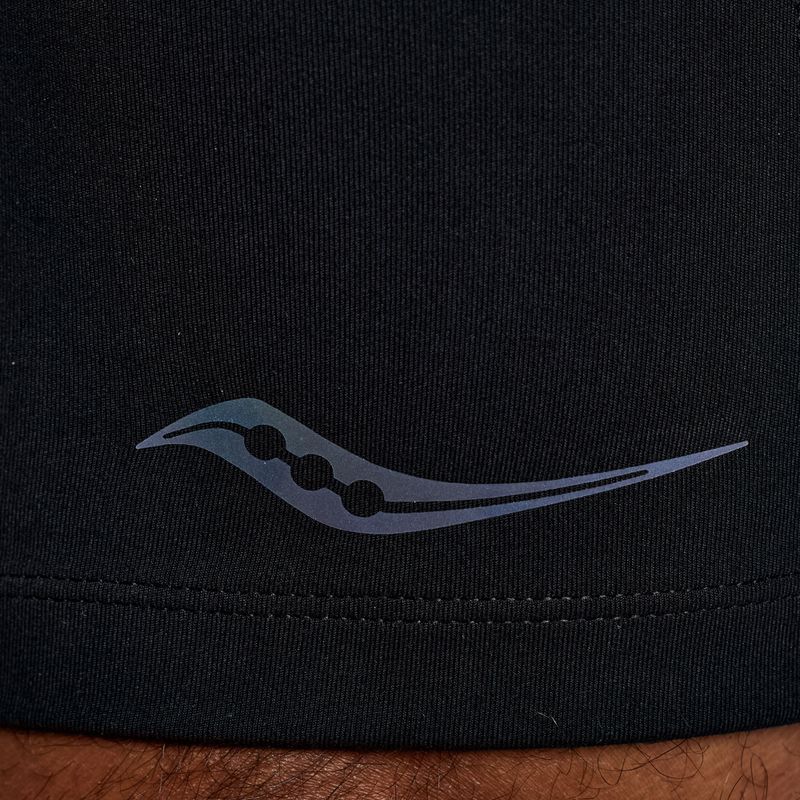 Vyriški bėgimo šortai Saucony Fortify Lined Half black 5