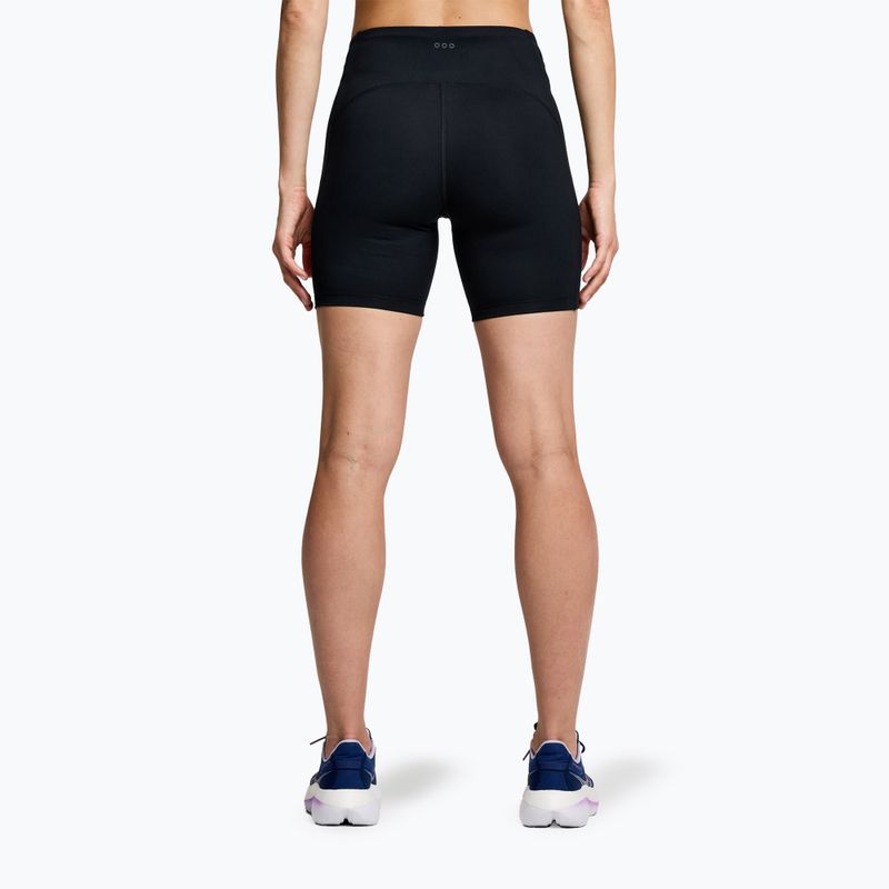 Moteriški bėgimo šortai Saucony Fortify 6" black 2