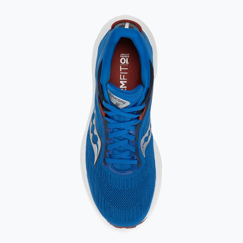 Vyriški bėgimo bateliai Saucony Triumph 21 cobalt/silver 5