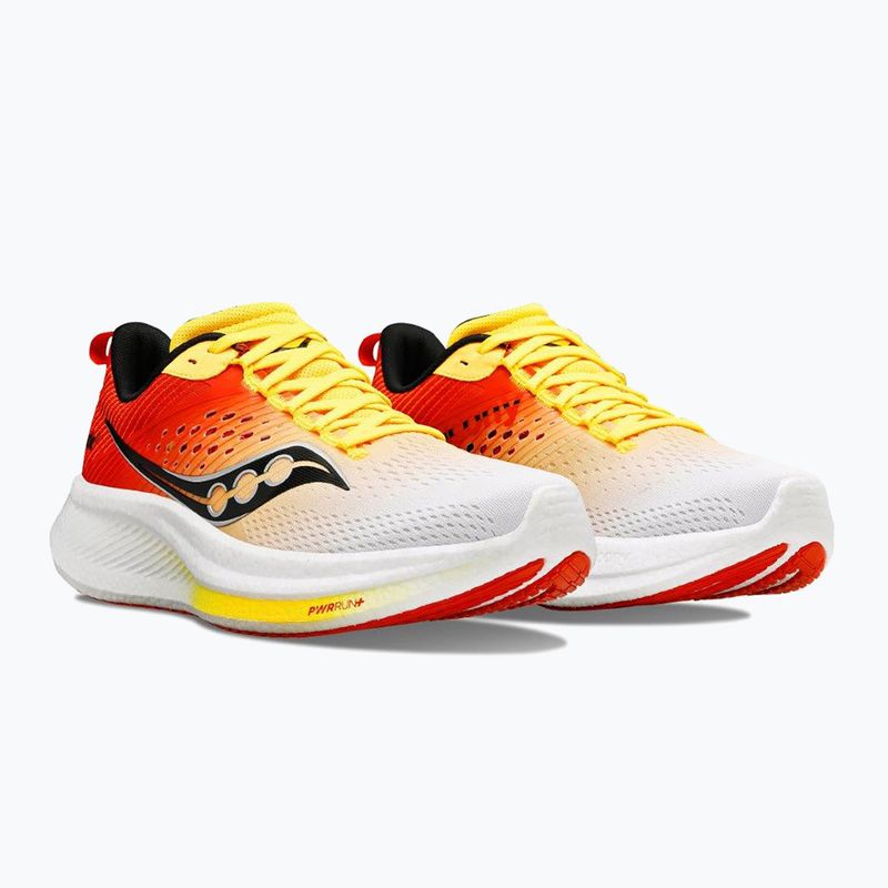 Vyriški bėgimo bateliai Saucony Ride 17 white/vizigold 8