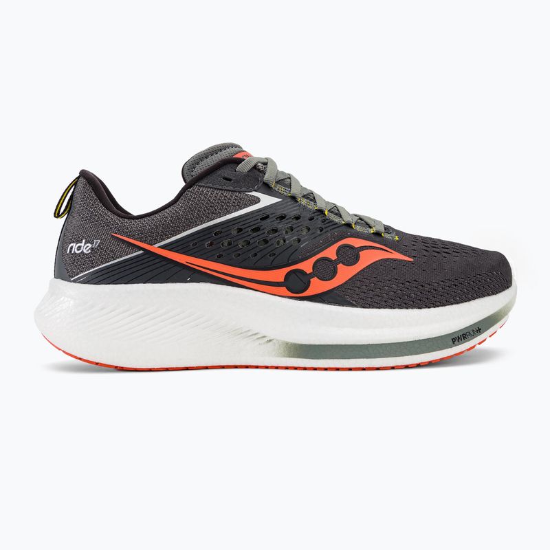 Vyriški bėgimo bateliai Saucony Ride 17 shadow/pepper 2