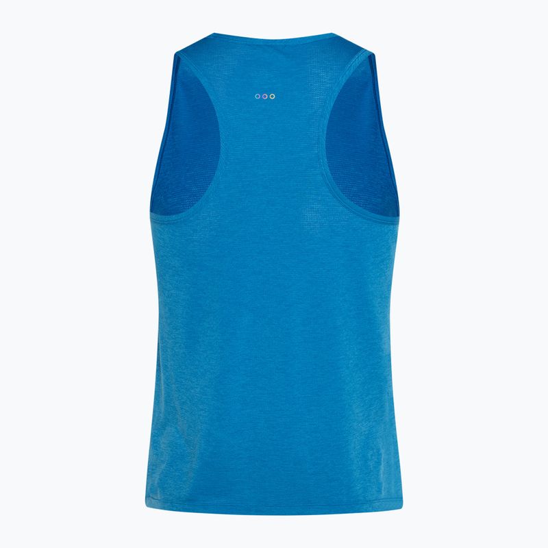 Vyriškas bėgimo tank topas Saucony Stopwatch Singlet cobalt heather 2