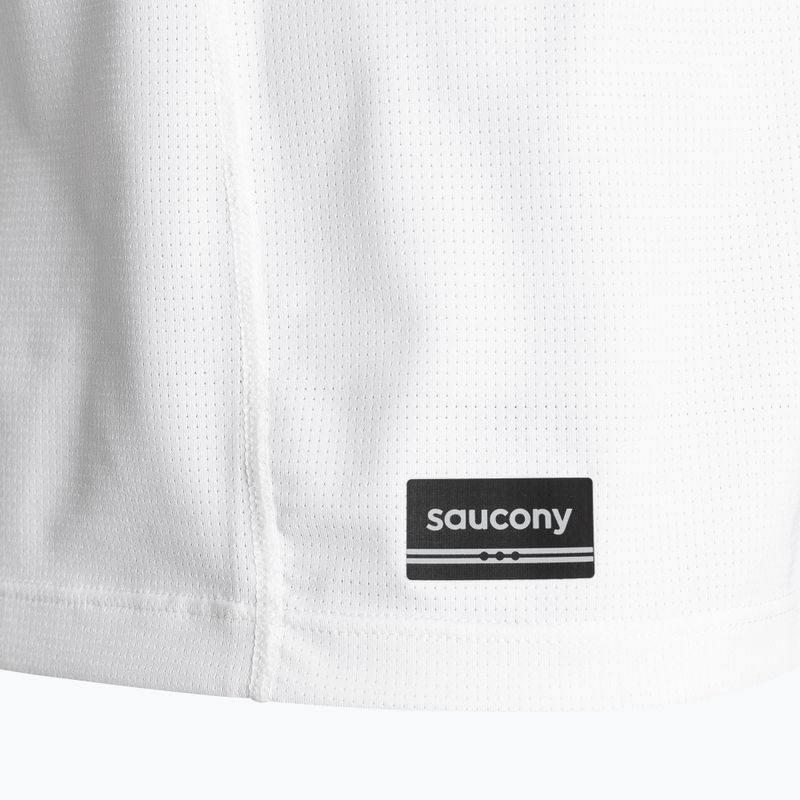 Vyriškas bėgimo tank topas Saucony Stopwatch Singlet white 4
