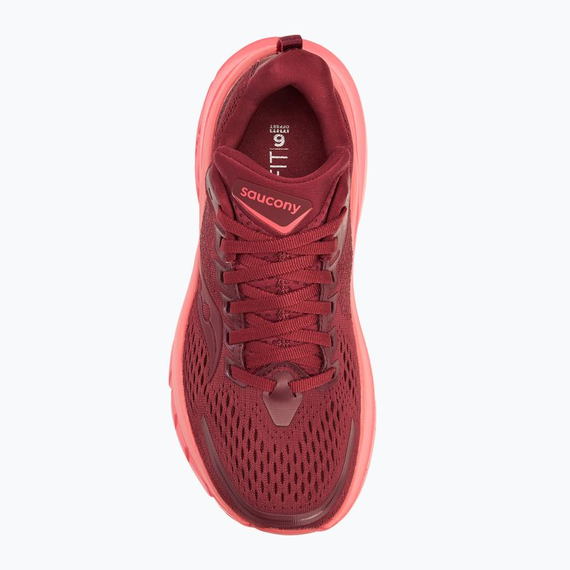 Moteriški bėgimo batai Saucony Guide 17 currant/cayenne 5