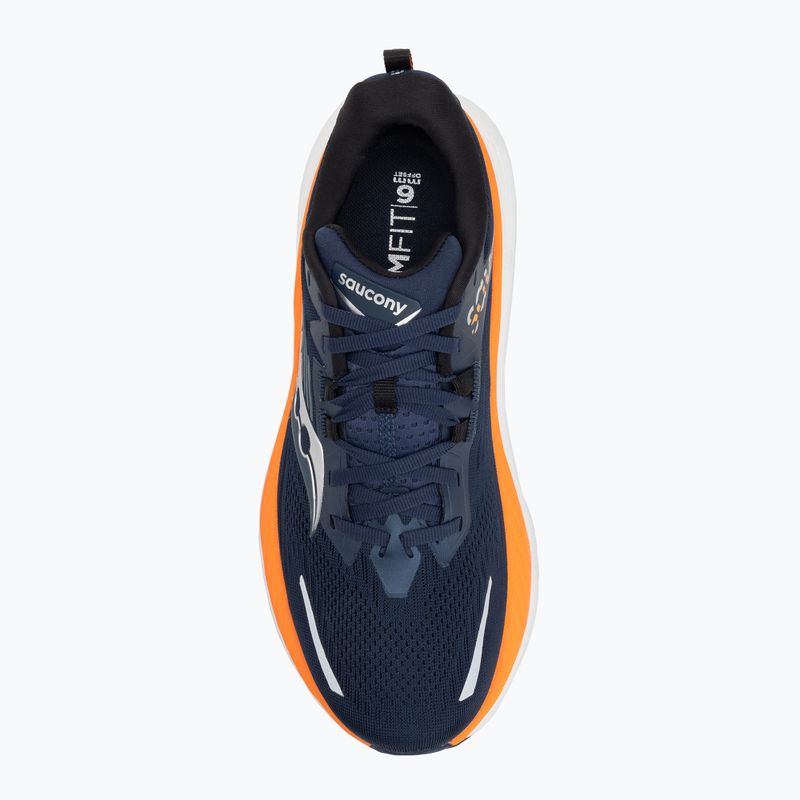 Vyriški bėgimo bateliai Saucony Hurricane 24 navy/peel 5