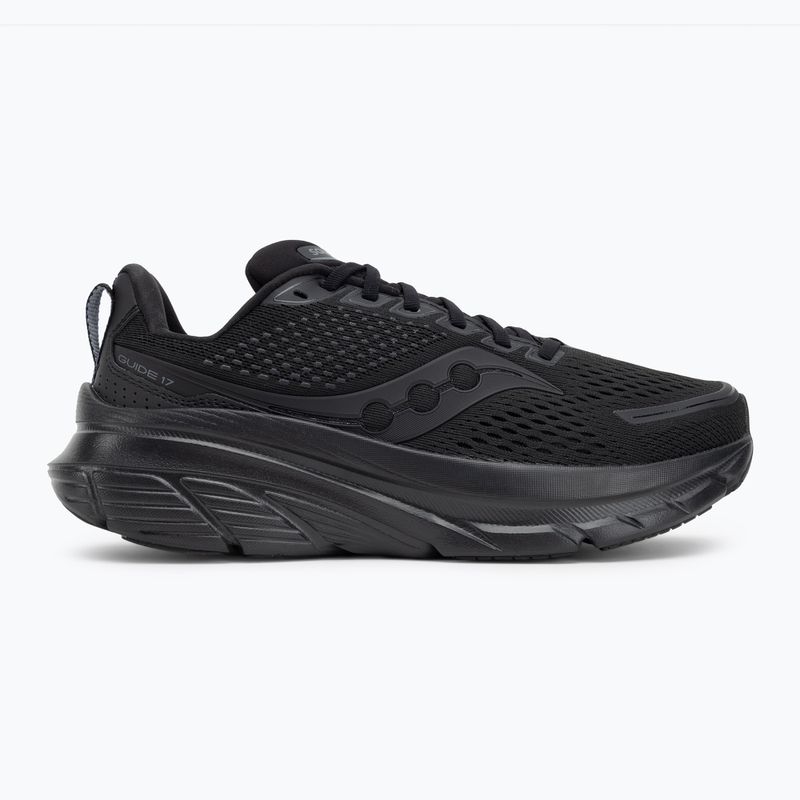 Vyriški bėgimo bateliai Saucony Guide 17 black/black 2