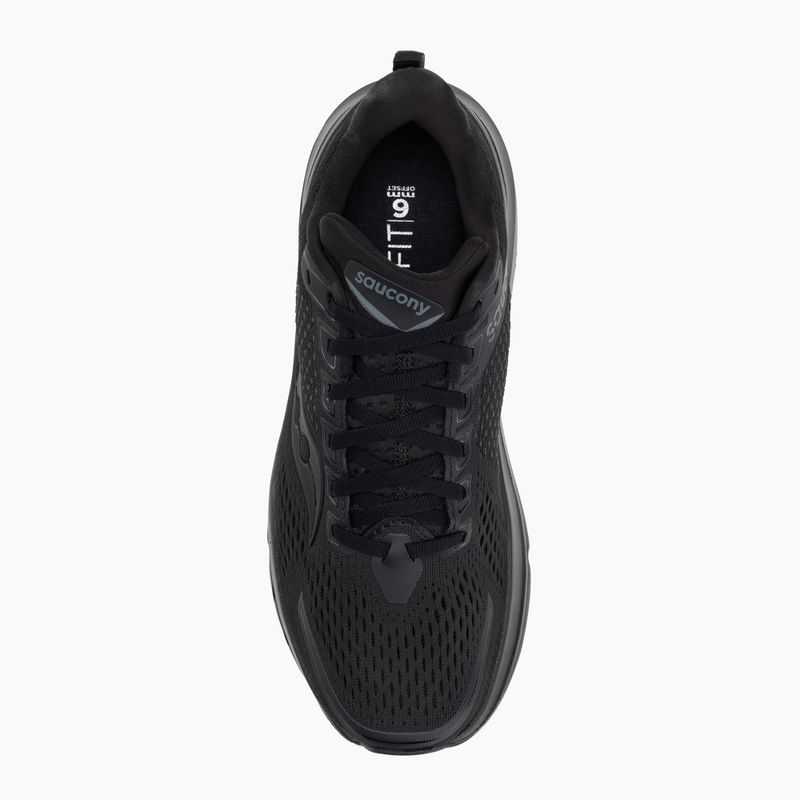 Vyriški bėgimo bateliai Saucony Guide 17 black/black 5