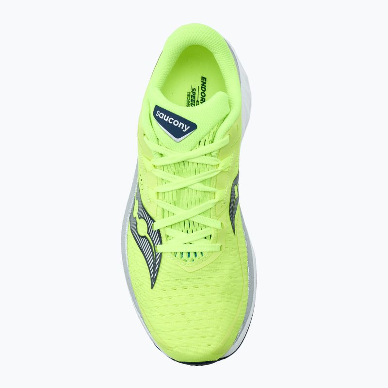 Vyriški bėgimo bateliai Saucony Endorphin Speed 4 citron/navy 5
