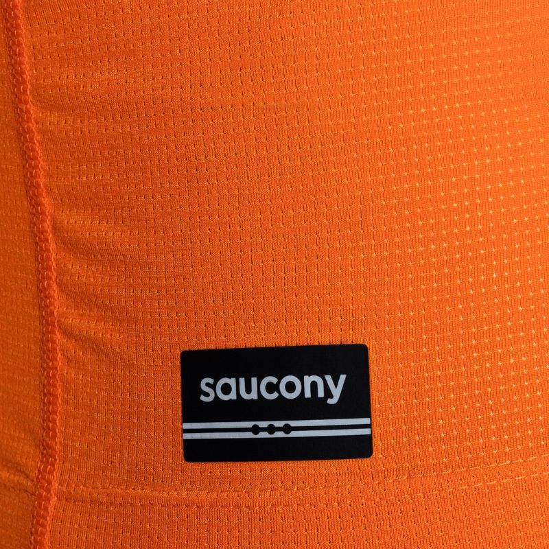 Vyriški bėgimo marškinėliai Saucony Stopwatch pepper heather 3