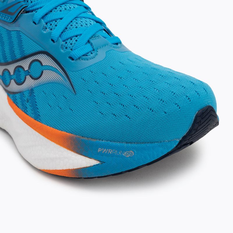 Vyriški bėgimo batai Saucony Triumph 22 viziblue/pepper 7