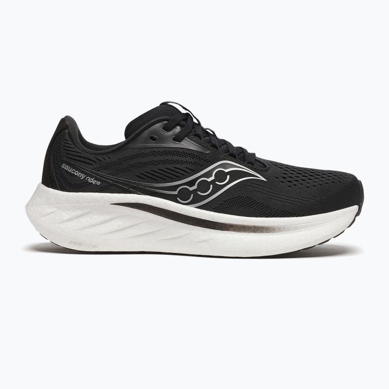Moteriški bėgimo batai Saucony Ride 18 black/white 8